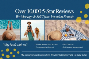 Wonderful Ocean Views, Heated Pool Access, Steps to Beach! By Southern Belle Tybee